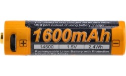 Bateria USB Fenix ARB-L14U (14500, 1600 mAh, 1.5 V)
