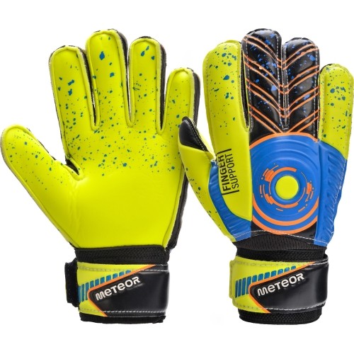 Goalkeeper gloves meteor defence - Żółty