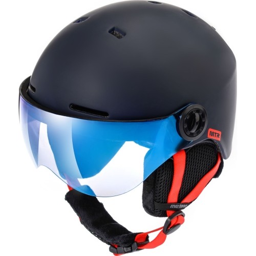 Kask narciarski Meteor Falven - Granatowy