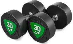 Zestaw hantli stałych poliuretanowych 27,5–37,5 kg (skok co 2,5 kg) 325 kg – UpForm