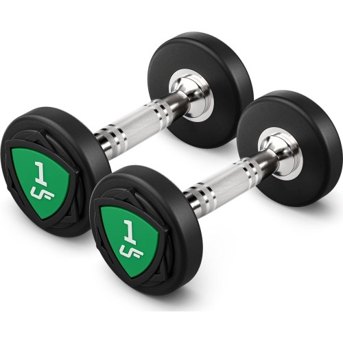 Zestaw hantli stałych poliuretanowych UpForm 1–10 kg (skok co 1 kg), 110 kg