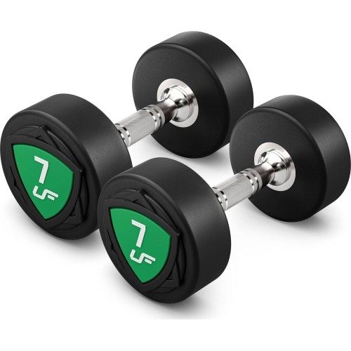 Zestaw hantli stałych poliuretanowych UpForm 1–10 kg (skok co 1 kg), 110 kg