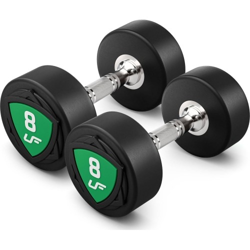 Zestaw hantli stałych poliuretanowych UpForm 1–10 kg (skok co 1 kg), 110 kg