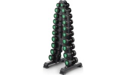 Zestaw hantli stałych poliuretanowych UpForm 1–10 kg (skok co 1 kg), 110 kg