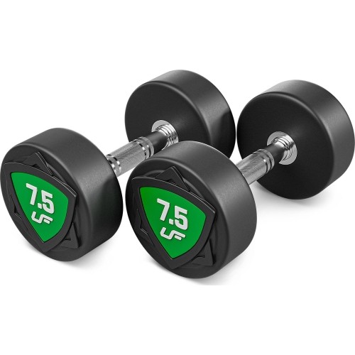 Zestaw hantli stałych poliuretanowych 2,5–25 kg (skok co 2,5 kg) 275 kg – UpForm