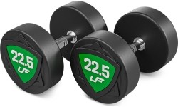 Zestaw hantli stałych poliuretanowych 2,5–25 kg (skok co 2,5 kg) 275 kg – UpForm