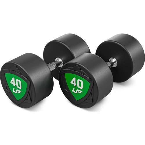 Zestaw hantli stałych poliuretanowych 40-50 kg (skok co 2,5 kg) 450 kg – UpForm