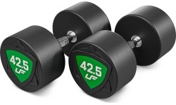 Zestaw hantli stałych poliuretanowych 40-50 kg (skok co 2,5 kg) 450 kg – UpForm