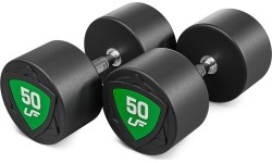 Zestaw hantli stałych poliuretanowych 40-50 kg (skok co 2,5 kg) 450 kg – UpForm