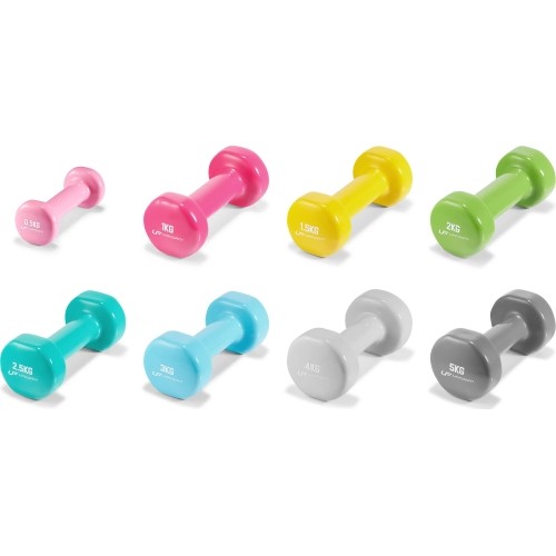 Zestaw hantli winylowych (8 szt.) 19,5 kg - UpForm