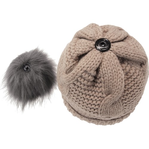 Czapka merino Origin Outdoors z pomponem „Bobble”