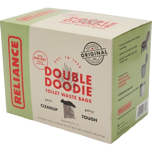 Worek do toalety Reliance „Double Doodie” z Bio-Gel