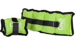 Obciążniki na nogi i ręce One Fitness WW01, zielone - 2 x 1.5 kg