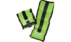 Obciążniki na nogi i ręce One Fitness WW01, zielone - 2 x 1.5 kg