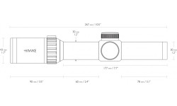 Luneta celownicza Hawke Vantage 30 WA FD 1-8x24