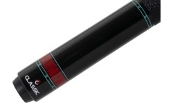 Billiard cue, Pool, Classic Speed C-01, Carbon, leather wrap, fits Uni-Lock