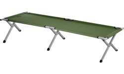 Składane łóżko turystyczne Nils Camp NC2756, zielone, 200 cm