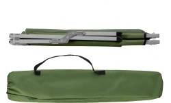 Składane łóżko turystyczne Nils Camp NC2756, zielone, 200 cm