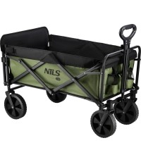 Wózek transportowy Nils Camp NC2602, 150 l, zielony