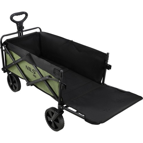 Wózek transportowy Nils Camp NC2602, 150 l, zielony