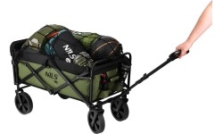 Wózek transportowy Nils Camp NC2602, 150 l, zielony