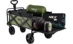 Wózek transportowy Nils Camp NC2602, 150 l, zielony