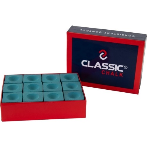 Kreda bilardowa Classic, zielona, 12 szt.