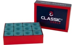 Kreda bilardowa Classic, zielona, 12 szt.