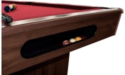 Stół bilardowy Triumph Plus, Pool, brązowy, 7 ft, żółto-zielone sukno