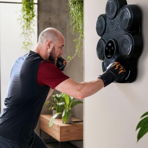 INTELLIGENT MUSIC BOXING MACHINE WITH BLUETOOTH AND BOXING GLOVES TB30 HMS