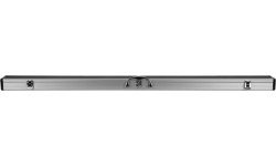 Futerał na kije bilardowe Storm, snooker, czarny/aluminium, do kijów ¾-składanych, 120 cm