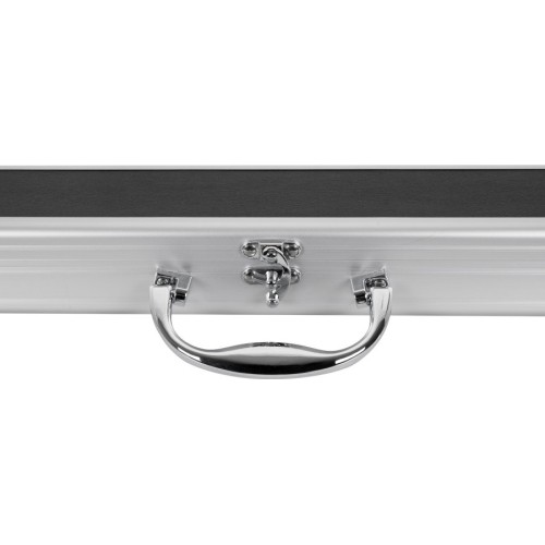 Futerał na kije bilardowe Storm, snooker, czarny/aluminium, do kijów ¾-składanych, 120 cm