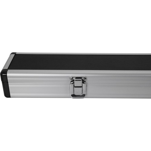 Futerał na kije bilardowe Storm, snooker, czarny/aluminium, do kijów ¾-składanych, 120 cm