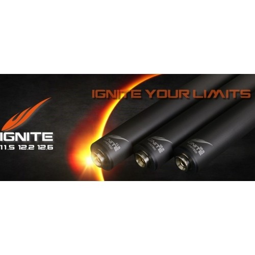 Górna część kija bilardowego Ignite Carbon 12,6 mm Wavy2