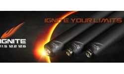 Górna część kija bilardowego Ignite Carbon 12,6 mm Wavy2