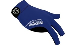 Rękawiczka bilardowa Predator Second Skin, 3-palcowa, niebiesko-biała, na prawą rękę, L&XL