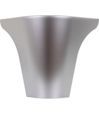 Zestaw niskich narożników do stołu bilardowego, pool, Dynamic IV, matowy srebrny, 4 szt.