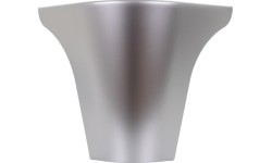Zestaw niskich narożników do stołu bilardowego, pool, Dynamic IV, matowy srebrny, 4 szt.