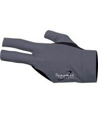 Rękawiczka bilardowa Dynamic Pro, 3-palcowa, czarno-szara, na lewą rękę, L&XL