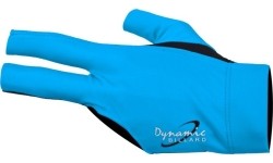 Rękawica bilardowa Dynamic Pro, bez palców, 3-palcowa, czarno-niebieska, na lewą rękę, S/M
