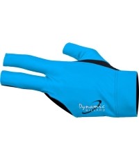 Rękawiczka bilardowa Dynamic Pro, 3-palcowa, na lewą rękę, czarno-niebieska, L&XL