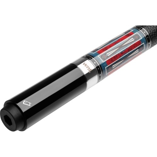 Billiard Cue, Pool, Cuetec Cynergy Nineball Blue Stain LTW, 3/8x14, 11.8mm