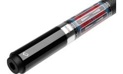 Billiard Cue, Pool, Cuetec Cynergy Nineball Blue Stain LTW, 3/8x14, 11.8mm