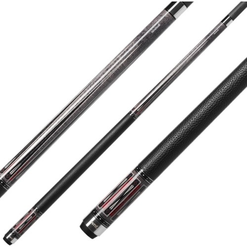 Billiard Cue, Pool, Cuetec Cynergy Nineball Shark Gray Stain LTW, 3/8x14, 12.5mm