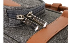 Miękkie etui na kij bilardowy Classic Challenger, szaro-brązowe, 3/5, 85 cm