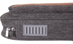 Miękkie etui na kij bilardowy Classic Challenger, szaro-brązowe, 3/5, 85 cm