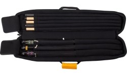 Miękki pokrowiec na kij bilardowy Classic CueBuddy, czarno-żółty, 3/5, 83 cm