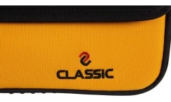 Miękki pokrowiec na kij bilardowy Classic CueBuddy, czarno-żółty, 3/5, 83 cm