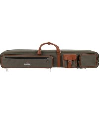 Miękki futerał na kij bilardowy Classic Pocketstyle, zielono-brązowy, 3/5, 85 cm
