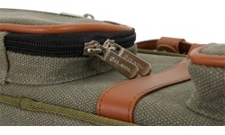 Miękki futerał na kij bilardowy Classic Pocketstyle, zielono-brązowy, 3/5, 85 cm